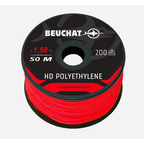 50M Red Dyneema Nylon 1.5mm-200